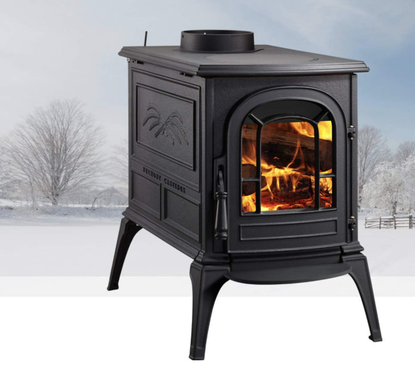 Vermont Castings Aspen classic black | Croydon Fireplaces