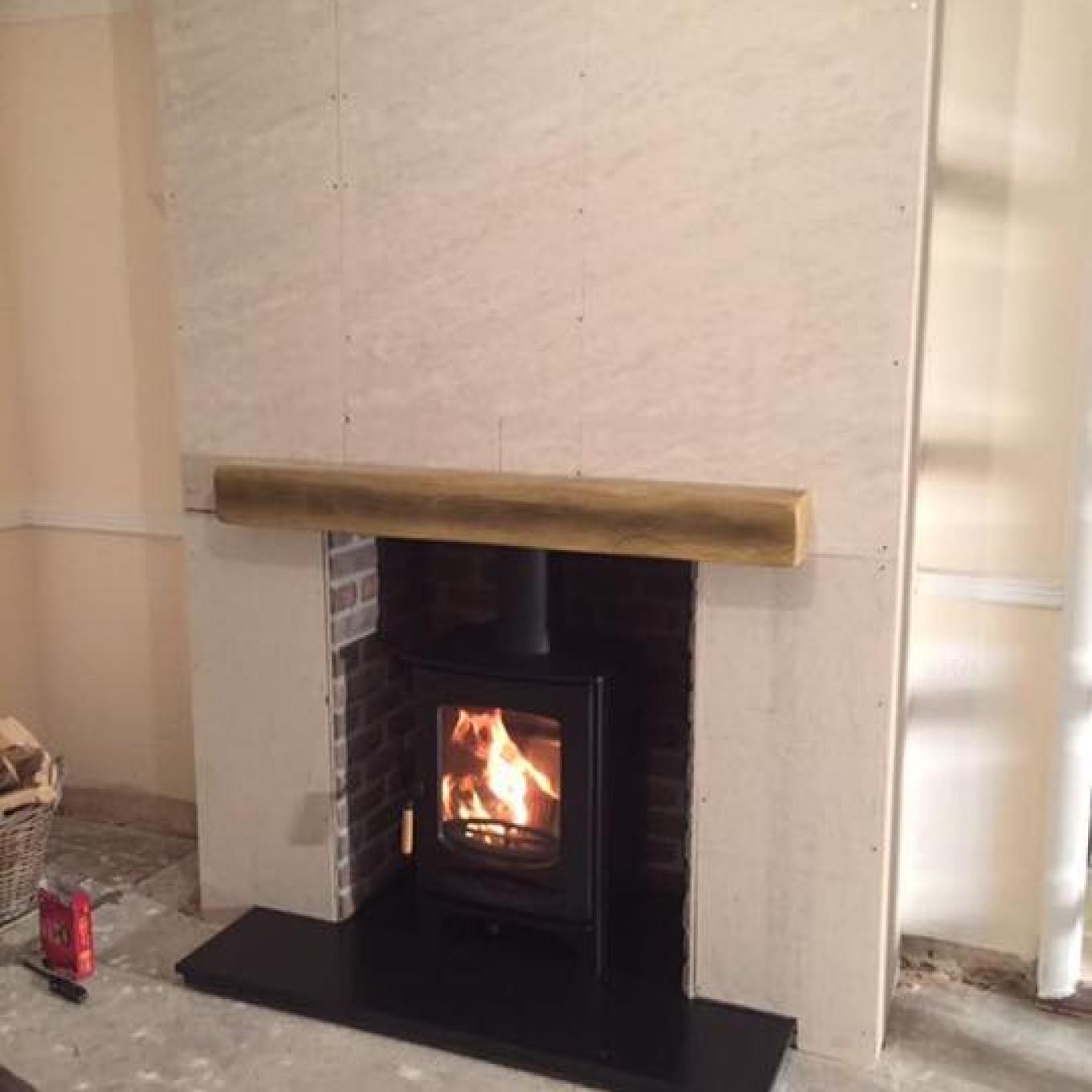 Promafour chimney breast