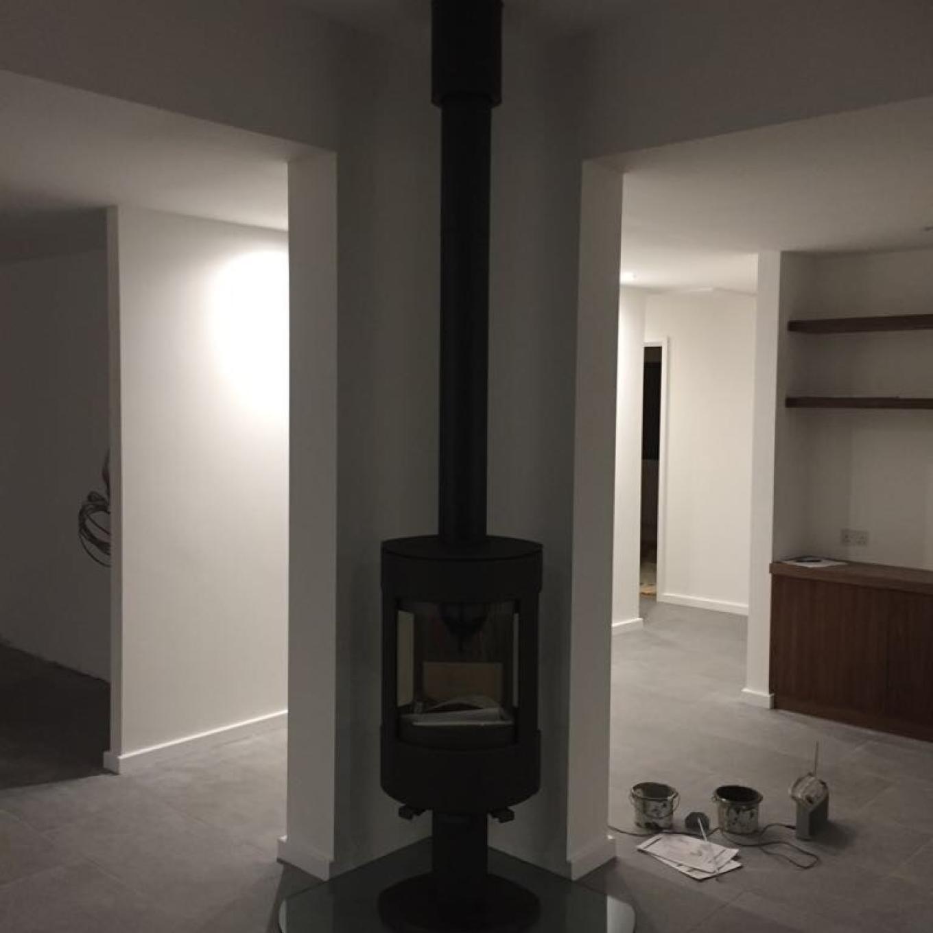 Dovre Astroline 3CB with Promafour and Promasil installed behind. 