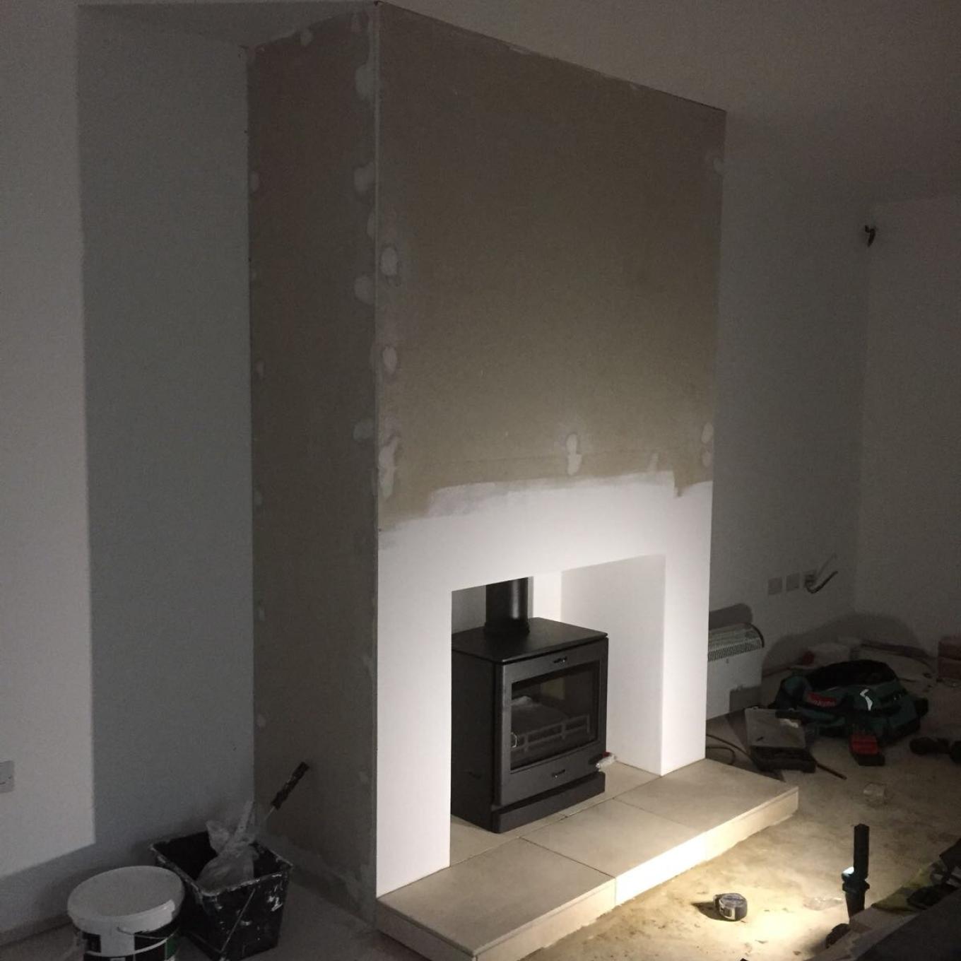 Yeoman CL8 with Full Promafour and Promasil False Chimney Breast