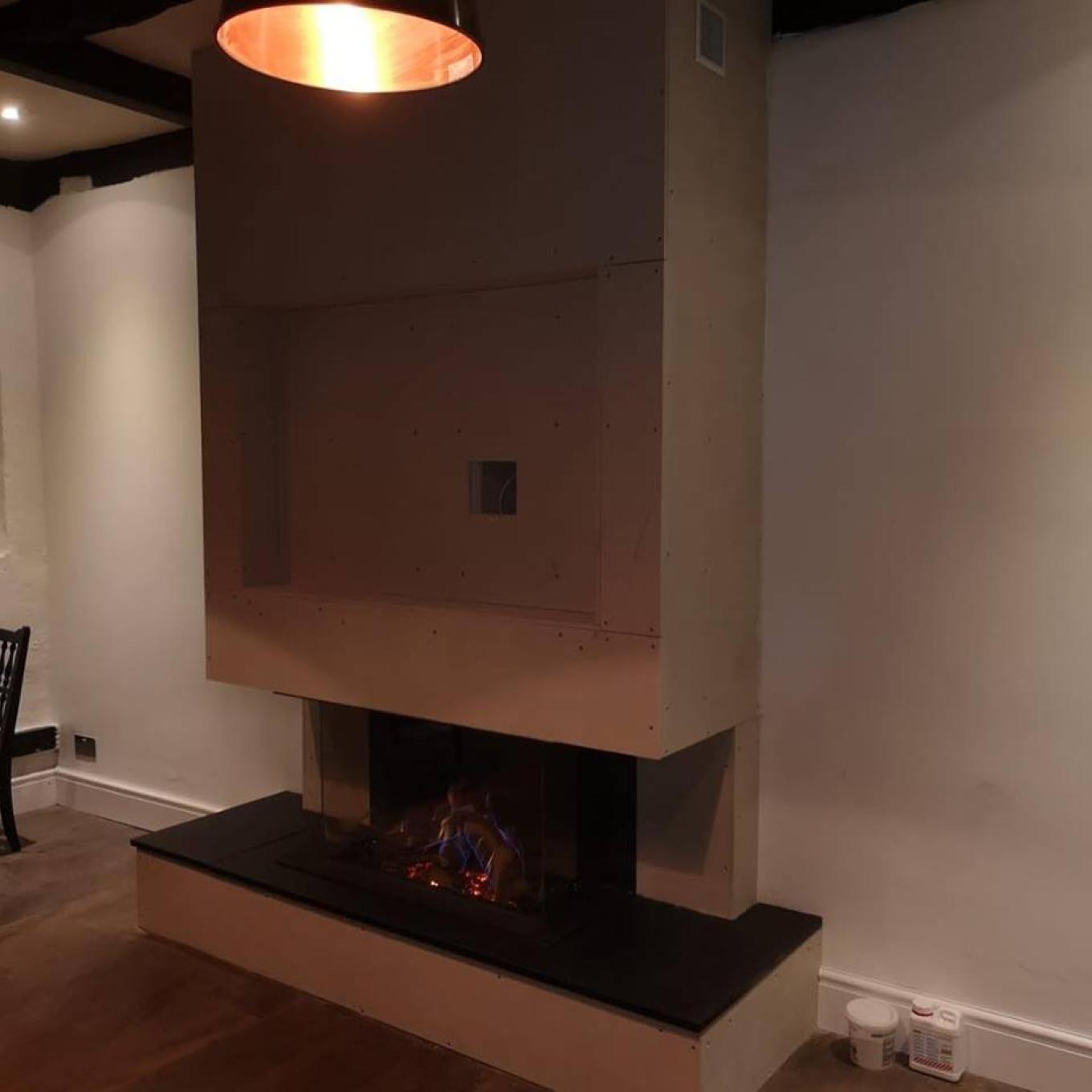 Promafour gas fire