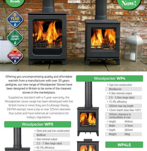 ACR Woodpecker Stoves WP5 MF Stove