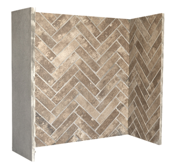 London Beige Herringbone