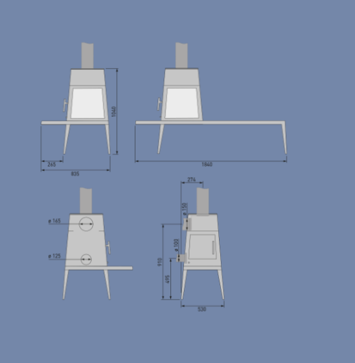 Shaker 2.0 Dimensions