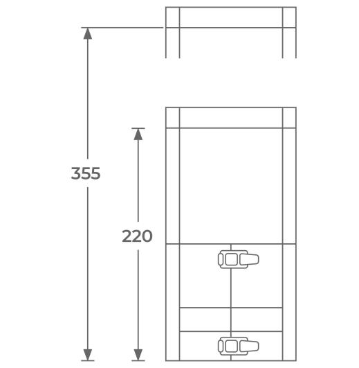 37-150-029 - Adjustable Connecting Pipe 250mm - Ø 150