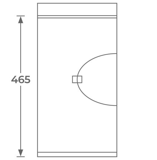 37-150-023 - TWPro MB - Pipe 500mm Door (Non-condensing) - Ø 150