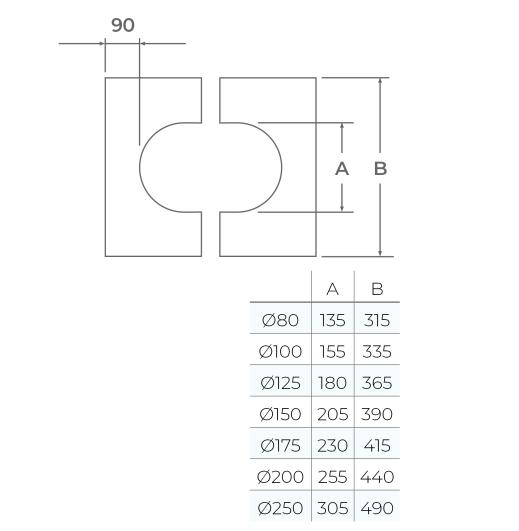 58-125-097 - TWPro MB - Finishing Plate 30°-45° - Ø 125