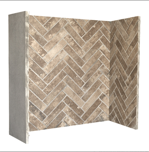 London Beige Herringbone