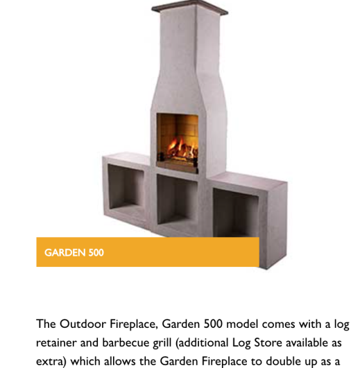 Schiedel Outdoor Fireplace