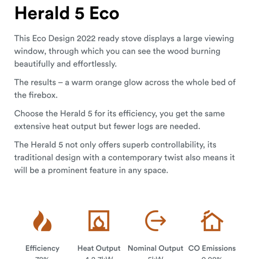 Hunter herald 5 Slimline Eco